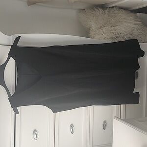 Courdoroy V Neck Shift Dress